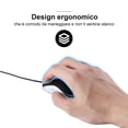 thumbnail image 4 of Youkk Computer Ultra-lightweight Mouse Wired Optical 1000 DPI Universal Telescopic Retractable Ergonomic Design Gaming Mice for Kids Black, 4 of 9