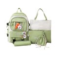 thumbnail image 2 of TopLLC Sac à Dos d'École Primaire Grande Capacité Sac Messager Sac à Cordon Trousse Sac d'École Sac à Main, 2 of 3