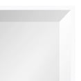 thumbnail image 3 of Kate And Laurel Rhodes Modern Decorative Rectangle Wall Mirror, 24.75" x 36.75", White, Contemporary Wall Decor, 3 of 8