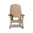 thumbnail image 1 of Semco Plastics Rockaway Heavy Duty Resin Outdoor Rocking Chair All-Weather Porch Rocker, Taupe, 1 of 11
