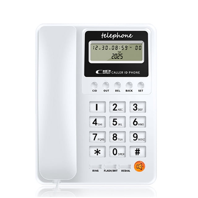 Guardoinrt Ligne Fixe Numérique avec Appel de l'Appelant. Combiné Équipé Volume Système de Répondeur Numérique, Assurant la Fonction de Recomposition des Boutons. Chambres Idéales,
