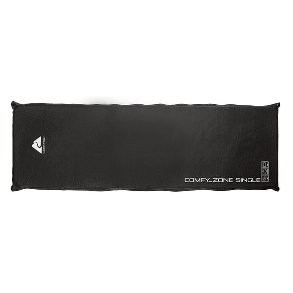 Ozark Trail Self-Inflating Camping Pad, Lightweight and Compact, Mat Cover Is Polyester
