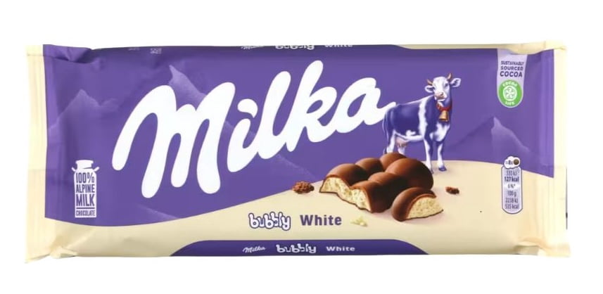Milka Bubbly White Bar (Germany) 95g