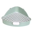thumbnail image 2 of Pet Toilet Potty Trainer Hamster Bunny Small Animal Ferret Rabbit Litter Green, 2 of 8