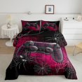 thumbnail image 2 of Erosebridal Video Game Comforter Sets Queen Size,Spider Wed Bedding Queen Comforter Set,Gamepad Room Decoration,Reversible,3Pcs, 2 of 8
