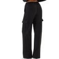 thumbnail image 4 of zbxnLI Womens Cargo Sweatpants Drawstring Elastic Waist Jogging Pants Athletic Running Pants Multi-pockets, 4 of 5
