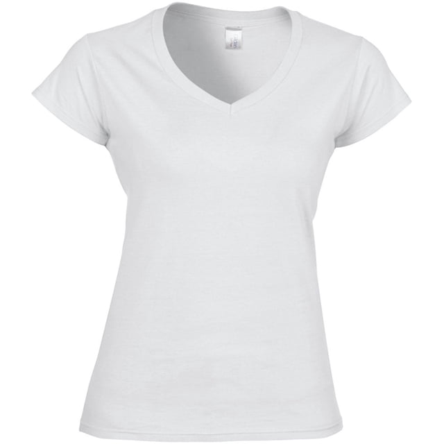Gildan T-Shirt Doux à Col en V pour Femmes