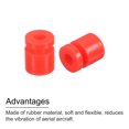 thumbnail image 4 of Unique Bargains 24Pack RC Anti Vibrations Boules de Caoutchouc pour F4 F7 Contrôleur de Vol M2x6mm Rouge, 4 of 6
