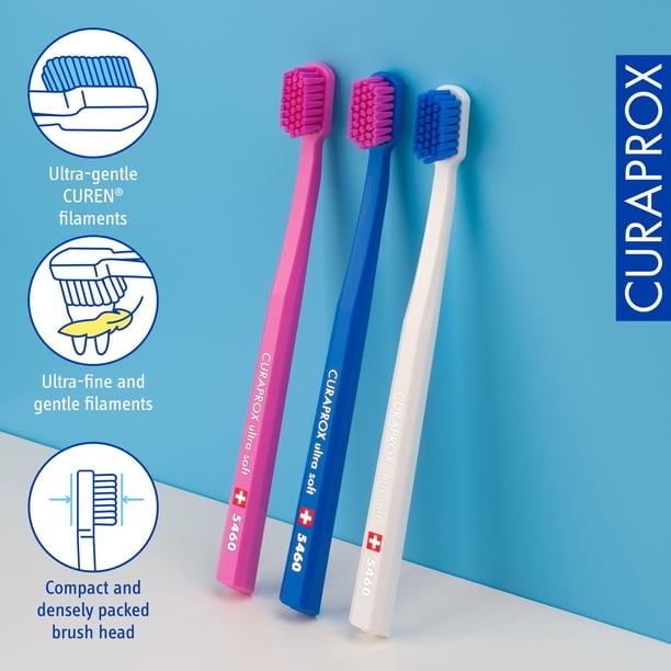 Curaprox 5460 Ultrasoft Toothbrush, 6 Pack 6 Count (Pack of 1