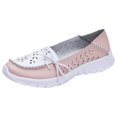 thumbnail image 2 of LSLJS Chaussures de Sport Plates d'Extérieur pour Femmes à Nœud Ajouré, Chaussures à Bout Rond, Espadrilles Respirantes, Espadrilles pour Femmes, 2 of 7