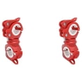 thumbnail image 3 of Decodeary Support de Lampe en Plastique Métal Antichoc Support Rotatif à 360 Degrés Fournitures de Cyclisme Rouge/blanc 2Ensemble, 3 of 6