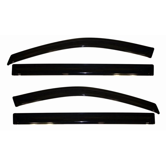 Auto Ventshade Rainguard 94251 Ventvisor; Design Aérodynamique; à Coller; Fumée; Acrylique; Ensemble de 4