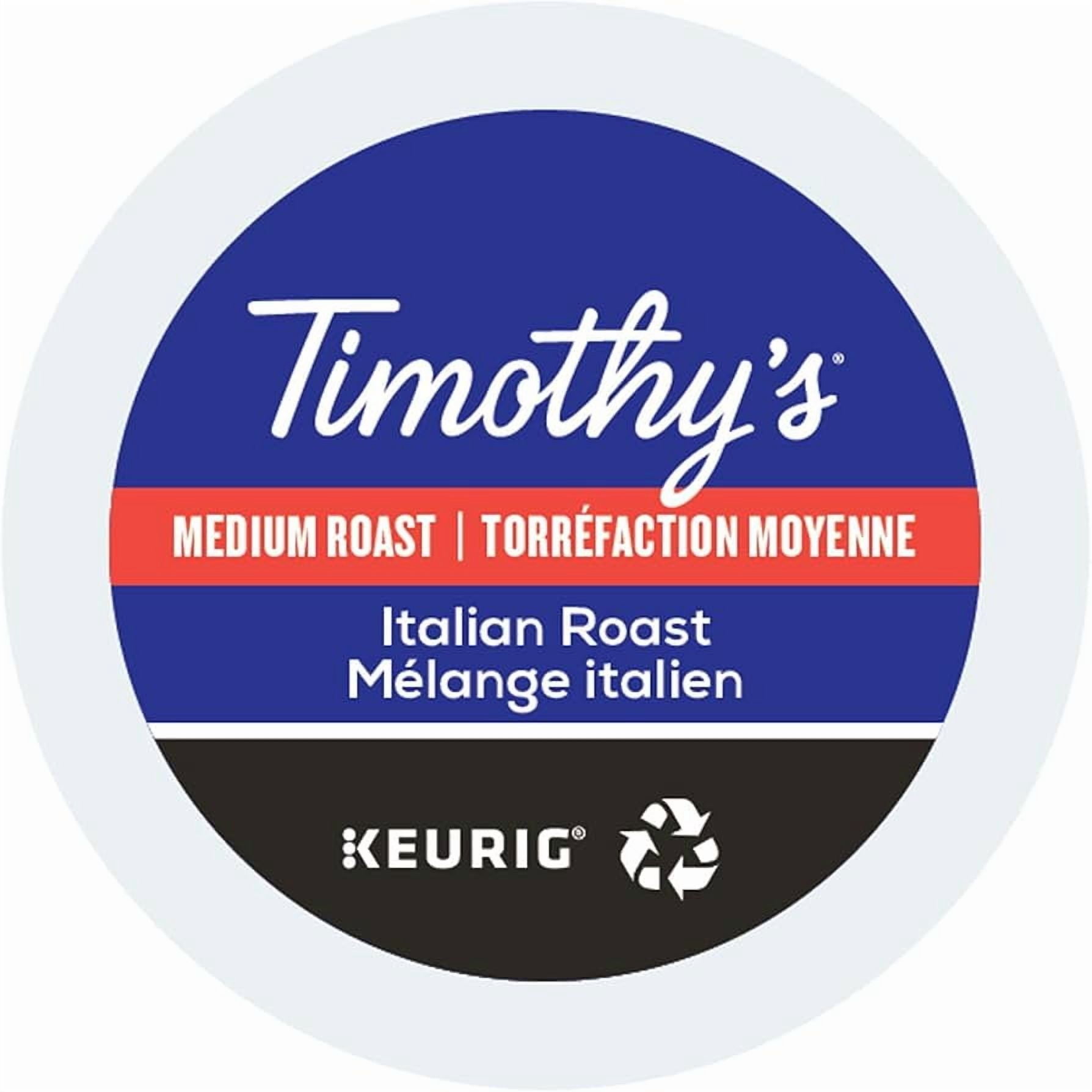 Timothy's Italian Roast Keurig K-Cup  Pods 96 count