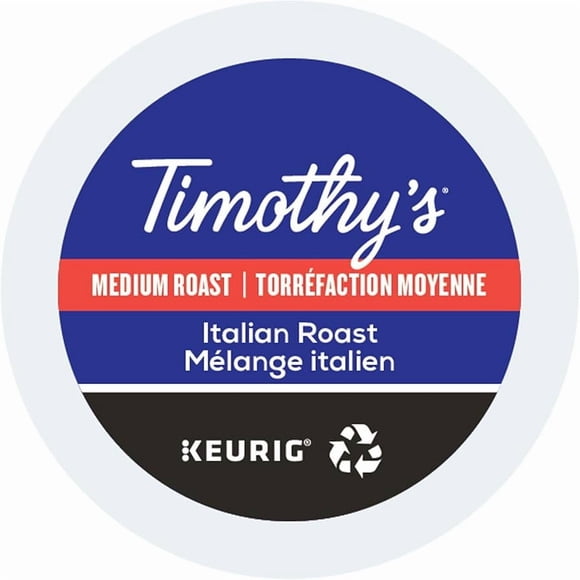 Timothy's Italian Roast Keurig K-Cup  Pods 96 count