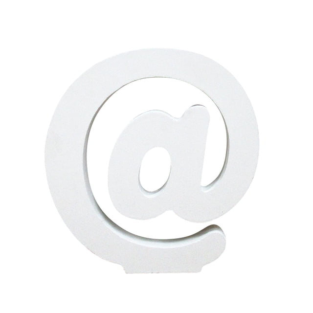 Desktop Ornament Wooden English Alphanumeric Ornaments DIY Letter Creativity 32 Inch Crafts Wall Decoration