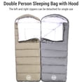thumbnail image 3 of Double Persons Sleeping Bags For Adults Cold Weather 12°C- -18°C, 3 of 8