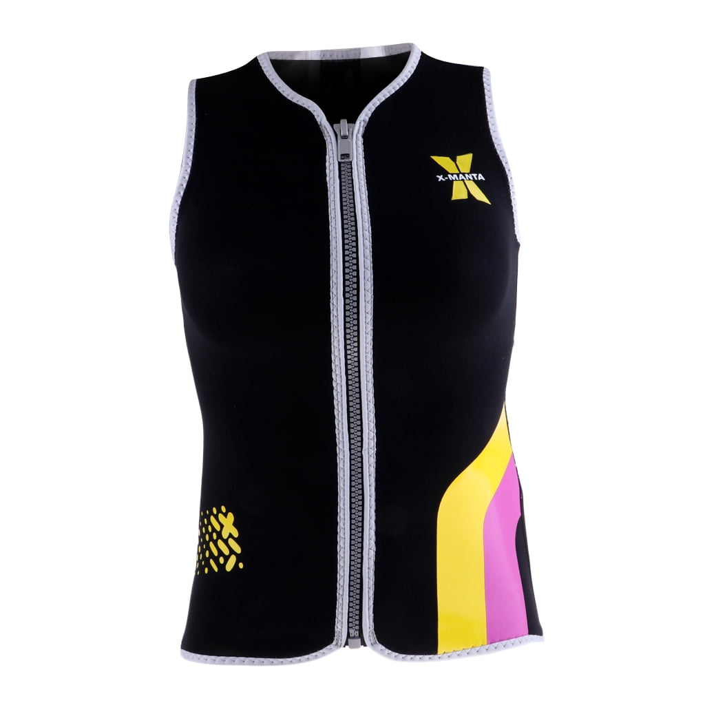 Combinaison de Plongée pour Femmes 2 mm en Néoprène avec Fermeture Éclair pour Surf, Voile, Kayak et Plongée -