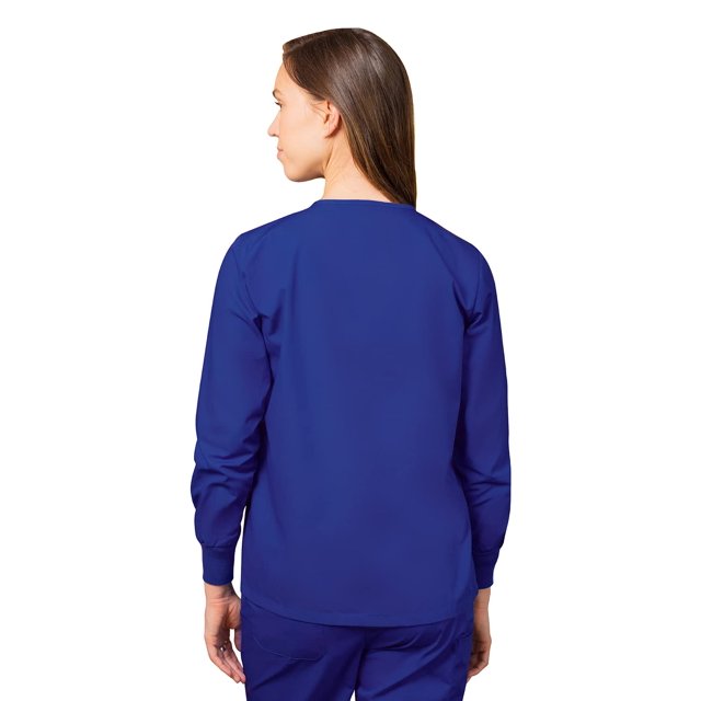 Adar Universal Women's Scrub Set - Warm-Up Scrub Jacket and Elastic Pull-On Pants