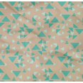 thumbnail image 5 of oneOone Organic Cotton Poplin Twill Fabric Triangle Geometric Decor Fabric Printed BTY 42 Inch Wide, 5 of 5