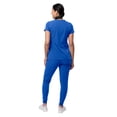 thumbnail image 2 of Adar Pro Movement Booster Scrub Set For Women - Sweetheart V-Neck Scrub Top & Yoga Jogger Scrub Pants, 2 of 7