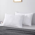 thumbnail image 4 of Marina Decoration Oreiller Breathable Sleeping Medium Firm Silver Piping Bed Pillow for Side and Back Sleepers, Hotel Collection Pillows 2 Piece Pack, 4 of 5