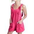 thumbnail image 1 of LYHaoo Girls Graphic Romper Summer Solid Color Short Jumpsuit For Girls,Sizes 9-10 Years(Pink), 1 of 4