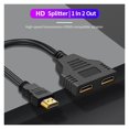 thumbnail image 3 of HDMI Splitter 1080P Dual Port Y Splitter 1 In 2 Out Cable Male to Female Adapter for LCD TV, 3 of 7