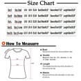 thumbnail image 3 of Qertyioot Hauts de Mode pour Femmes, T-shirt Ample Imprimé Mi-Long Manches 3/5 Blouse Col Rond Décontracté, 3 of 4