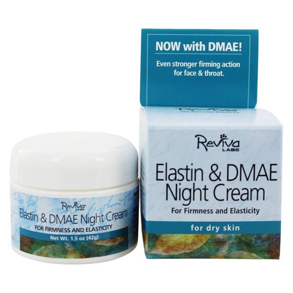 Reviva Labs - Crème de Nuit Élastine + DMAE - 2 oz