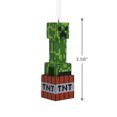 thumbnail image 4 of Décoration Hallmark de Noël, Creeper sur un bloc TNT, Minecraft, 4 of 6