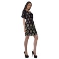 thumbnail image 4 of Moomaya Robes Modestes Femmes Robe Imprimée Shorts Femmes Col en V Tenue Décontractée, 4 of 6