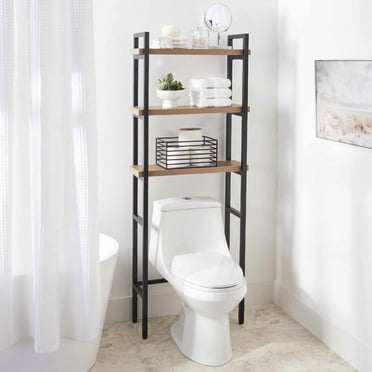 Better Homes & Gardens Jace over-the-Toilet Bathroom Space Saver, Natural Oak