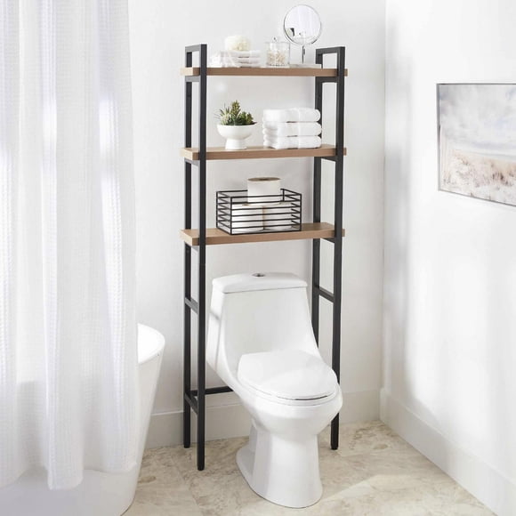 Better Homes & Gardens Jace over-the-Toilet Bathroom Space Saver, Natural Oak