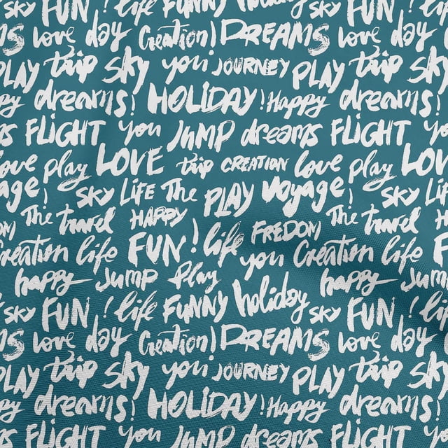 oneOone Tissu Polyester Spandex Vert Sarcelle Tissu pour Robe Tissu Imprimé au Mètre 56 Pouces de Large-8c