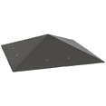 thumbnail image 1 of 10' x 10' Gazebo Replacement Cover, Gazebo Roof Replacement, Grey, 1 of 10