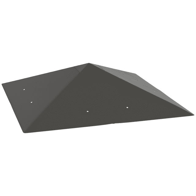10' x 10' Gazebo Replacement Cover, Gazebo Roof Replacement, Grey