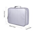 thumbnail image 2 of Riwcyla Fireproof Document Bag with Lock Zipper Closure Fire & Resistant Money Bag Storage Pouch Organizer Case Home Office Travel Bag for Documents Files Money Cards Passport Valuables, 2 of 6
