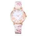 thumbnail image 2 of Montre à Quartz pour Femmes, Mode, Fleurs Embossées, Petite, Imprimée, Ceinture, Étudiante, 2 of 4