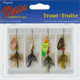 thumbnail image 1 of MEPPS 4-Pack Trouter Dressed Assorted Colours, 10 Planes of light reflection., 1 of 1