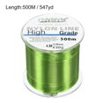 thumbnail image 2 of Uxcell 547Yard 12Lb Fluorocarbon Coated Monofilament Nylon Fishing Line Light Green, 2 of 7