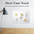 thumbnail image 2 of Large Cork Board Bulletin Board Pin Board Wood Framed Display with Felt Cork Boards for Wall Jewelry Notes Memos Photos Home Kitchen Office School &#x Wood Framed(, 2 of 6