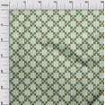 thumbnail image 2 of oneOone Georgette Viscose Fabric Geometric & Floral Block Print Fabric By The Yard 42 Inch Wide, 2 of 4