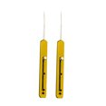 thumbnail image 2 of Suncoda Titanium Alloy Toothpicks, 2Pcs Multifunctional Retractable Portable Toothpick Outdoor Portable Telescopic Toothpick Tool Three Adjustment Fruit Label Disassembly Express Delivery, 2 of 5