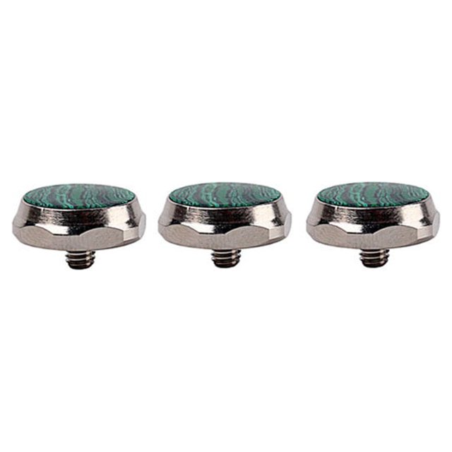 Ruiboury 3 Pcs Bouton de Trompette Remplacement Composant de Réparation Universel Petits Doigts de Musique Touches Instrument en Laiton Type 1