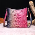thumbnail image 1 of Retro crocodile pattern ladies handbag, daily match, all-match occasion,Colorful-6, 1 of 16