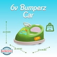thumbnail image 2 of Best Ride On Cars Bumperz Auto Tamponneuse pour Enfants de 6 Volts à Batterie, Verte, 2 of 5