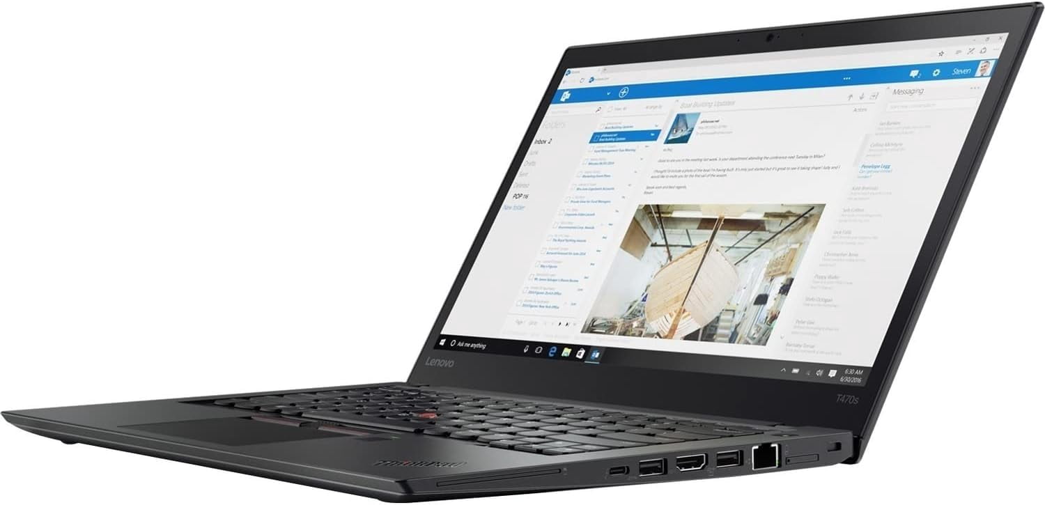 LENOVO ThinkPad T470s, 14" FHD ,i5-7300U, 8GB, 256GB, Refurbished