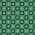 thumbnail image 1 of Ahgly Company Tapis d'Intérieur Lavable à la Machine, Carré, Transitionnel, Vert Sarcelle Profond, Tapis de Zone, 4 Pieds Carré, 1 of 7