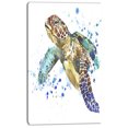 thumbnail image 2 of Illustration de Tortue de Mer Bleue - Impression sur Toile d'Art Animalier, 2 of 3
