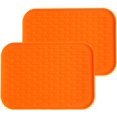 thumbnail image 1 of DAMAIE 2 Pcs Tapis en Silicone pour Sécher la Vaisselle Tapis Résistant à la Chaleur et Résistant à la Chaleur Nettoyage Facile Va au Lave-Vaisselle Écologique, 1 of 4